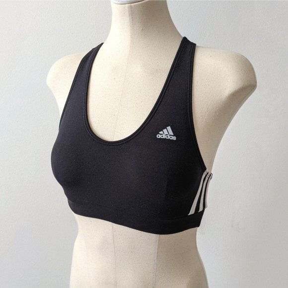 adidas Other - Adidas Black Racerback Cotton Sports Yoga Bra